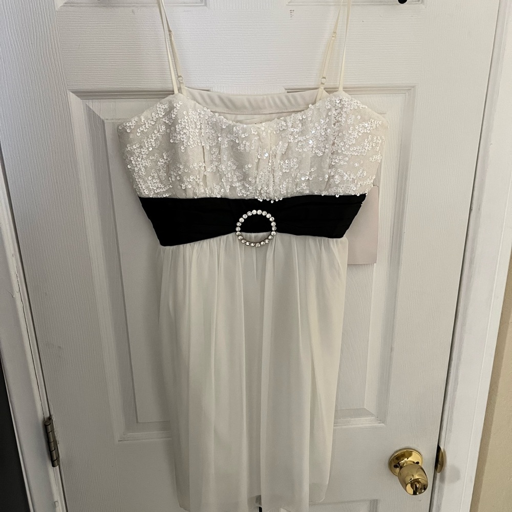 White formal dress